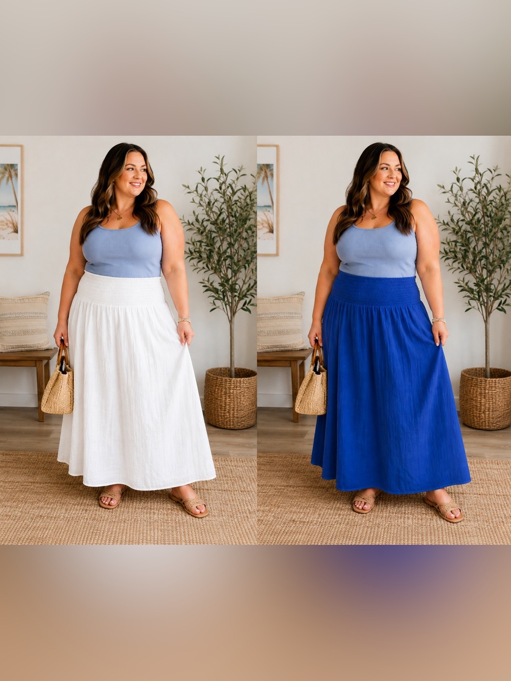 LOT OF 2 Old Navy maxi skirts — BOTH skirts included! 3X Plus